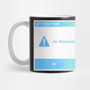 He / They pronouns Mug